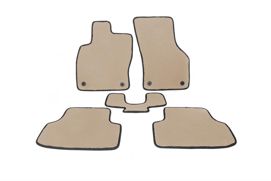 Audi A3 2012–2020 EVA-auton lattiamatot (beige) Image