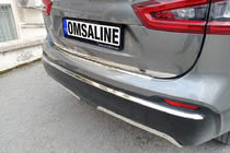 Nissan Qashqai 2014–2021 Takapuskurin suojalista (ruostumaton teräs) kuva 4