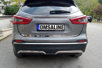 Nissan Qashqai 2014–2021 Takapuskurin suojalista (ruostumaton teräs) kuva 5