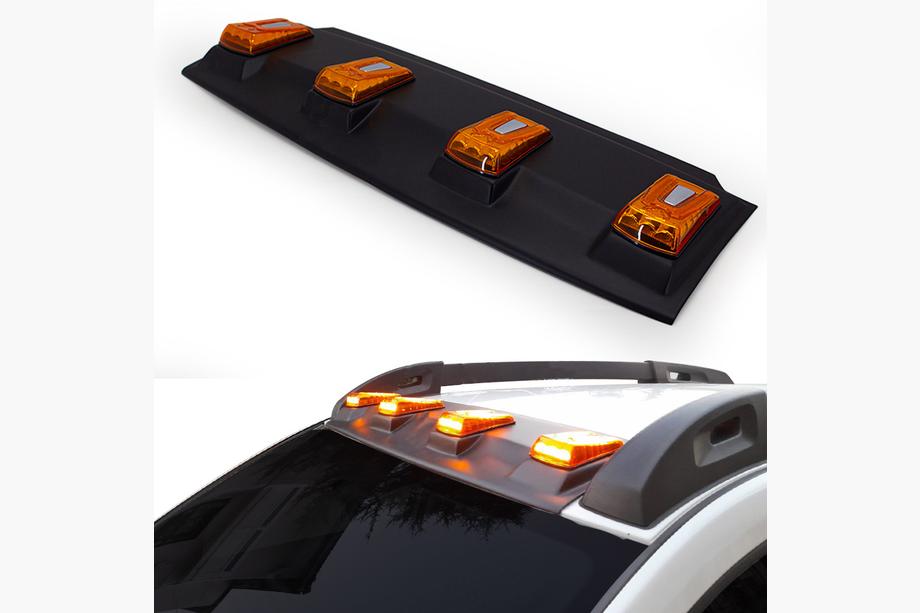 Renault Duster 2008–2017 Tuulilasin aurinkolippa V2 (LED) Image