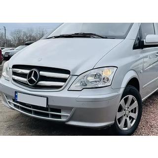 Maskin reunan listat, ruostumaton teräs 2010-2015 Mercedes Vito W639 2004–2014 kuva 3