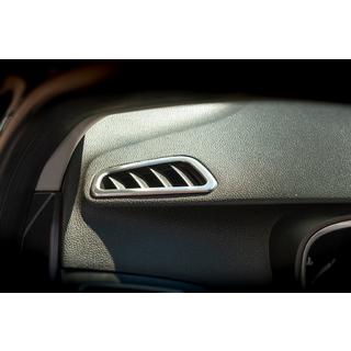 Sisätilan ilmanvaihtosuulakkeen peite (2 kpl, ruostumaton teräs) Renault Megane IV 2016–2025 kuva 1