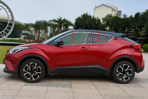 Toyota C-HR 2016–2023 OmsaLine ikkunalistat (4 kpl, ruostumaton teräs) kuva 3