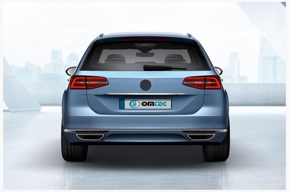 Volkswagen Passat B8 2015–2023 Ruostumaton teräs -koristelista rekisterikilven yläpuolelle SW (OmsaLine) Image
