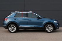 Volkswagen T-Roc 2017–2025 Ikkunalistat (4 kpl, ruostumaton teräs) kuva 1
