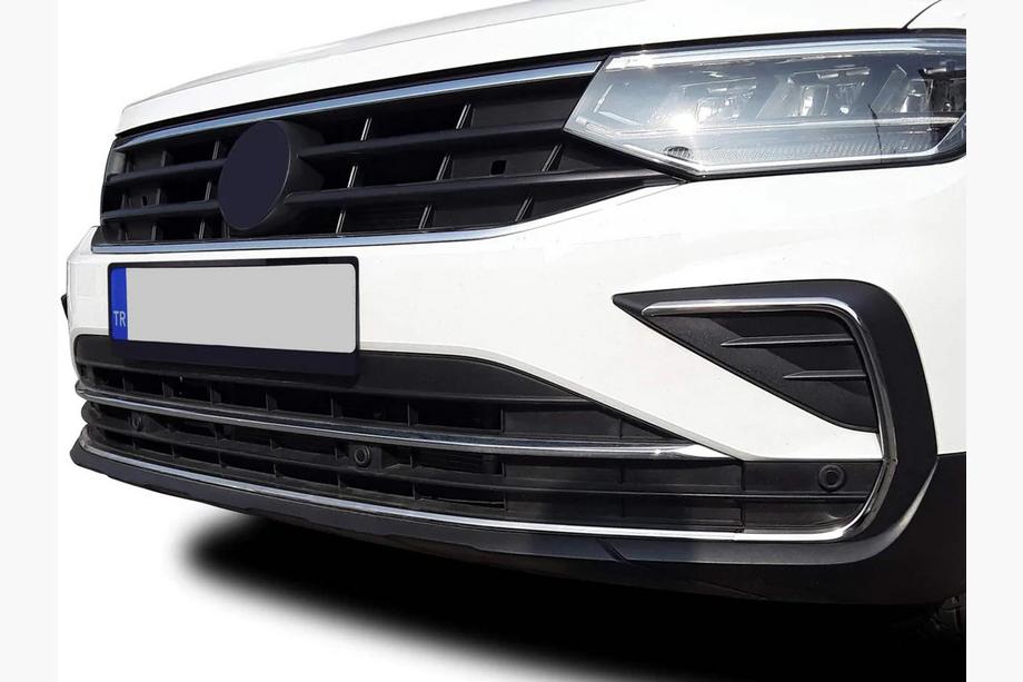 Volkswagen Tiguan 2016–2023 Ruostumattomat kromilistat sumuvaloihin 2020+ (4 kpl) Image