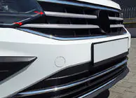 Volkswagen Tiguan 2016–2023 Säleikön koristepaneelit 2020+ (4 kpl, ruostumaton teräs) kuva 1