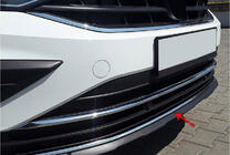 Volkswagen Tiguan 2016–2023 Etupuskurin suojalista 2020+ (ruostumaton teräs) kuva 1