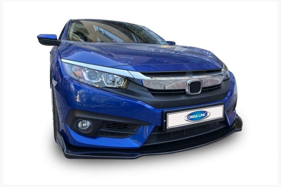 Honda Civic Sedan X 2016–2021 Etupuskurin lipa LIP V3 (musta) Image