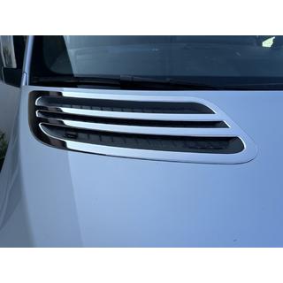 OmsaLine ilmanottoaukon kromilista (2 kpl, ruostumaton teräs) Mercedes Sprinter W907/W910 2018– kuva 1
