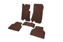 BMW 7-sarja E38 1994–2001 Auton lattiamatot (EVA, ruskeat) kuva 5