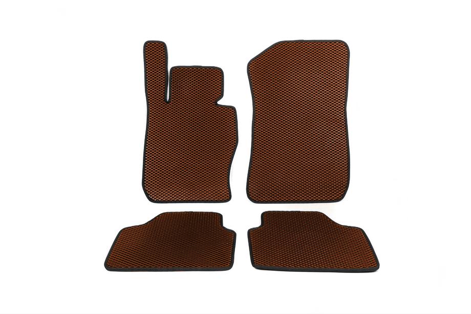 BMW X1 E84 2009–2015 EVA-auton lattiamatot (ruskeat) Image