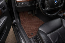BMW 7-sarja E65/66 2001–2008 Lattiamatot E65 (EVA, ruskeat) kuva 1