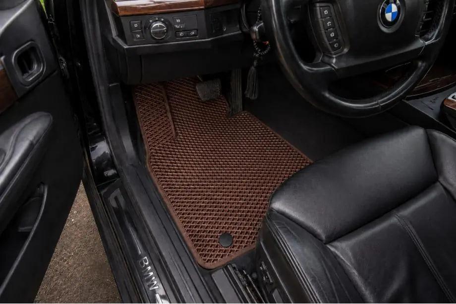 BMW 7-sarja E65/66 2001–2008 Lattiamatot E65 (EVA, ruskeat) Image