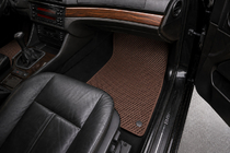 BMW 5-sarja E39 1996–2003 EVA-auton lattiamatot (ruskeat) kuva 2