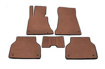BMW 5-sarja E39 1996–2003 EVA-auton lattiamatot (ruskeat) kuva 4