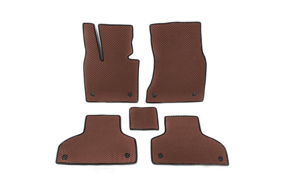 BMW X5 F15 2013–2018 EVA-auton lattiamatot (ruskeat) Image