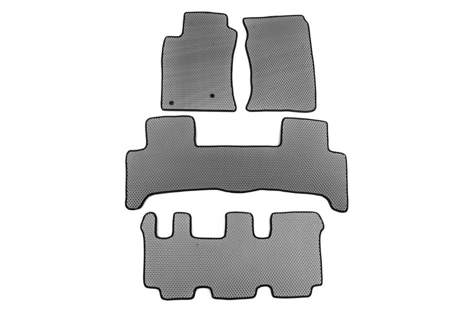 Toyota Land Cruiser Prado 120 2002–2009 EVA-lattiamatot (3 riviä, harmaa) Image