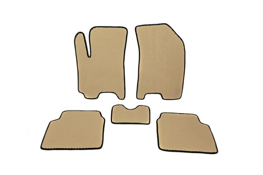 Chevrolet Aveo T200 2002–2008 EVA-auton lattiamatot (beige) Image