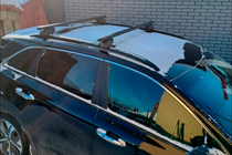 Kia Niro 2016–2021 Lukittavat taakkapalkit integroiduille kattokaiteille Bold Bar V2 (2 kpl) kuva 1
