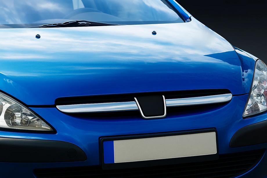 Peugeot 307 2001–2008 Etumaskin listat (2001-2005, 2 kpl, ruostumaton teräs) Image