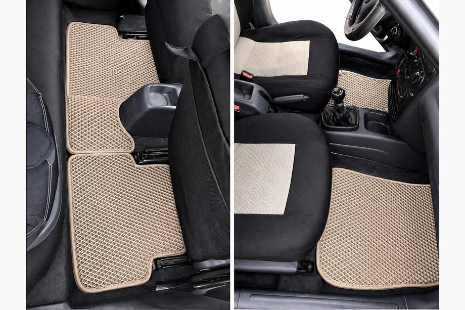 Daewoo Lanos 1998–2017 EVA-auton lattiamatot (beige) Image