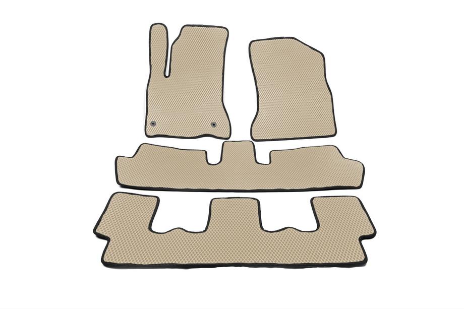 Citroen C-4 Picasso 2006–2013 EVA-lattiamatot (3 riviä, beige) Image