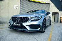 Mercedes C-class W205 2014–2021 Panamericana GT Black etusäleikkö (Avantgarde/AMG-Line/C43 AMG) kuva 5