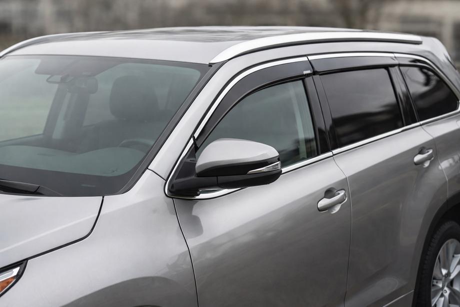 Toyota Highlander 2013–2019 Ikkunatuuliohjaimet kromilistalla (4 kpl, Niken) Image