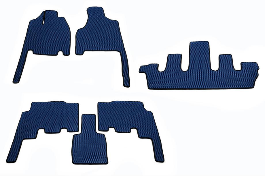 Chrysler Voyager 2001–2007 Auton lattiamatot (3 riviä, EVA, sininen) Image