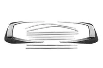Toyota Land Cruiser 200 2007–2021 Kromatut ikkunalistat design LC300 (ruostumaton teräs) kuva 3