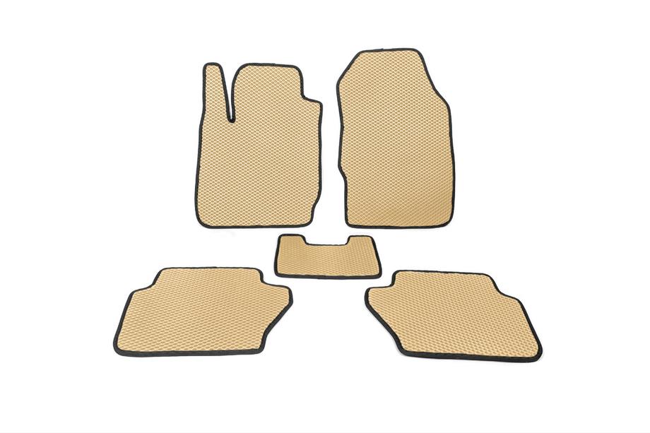 Ford Fiesta 2008–2017 EVA-auton lattiamatot (beige) Image