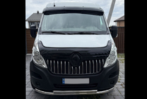 Renault Master 2011–2023 Tuulilasin visiiri V2 (kiiltävä musta, 5 mm) kuva 5