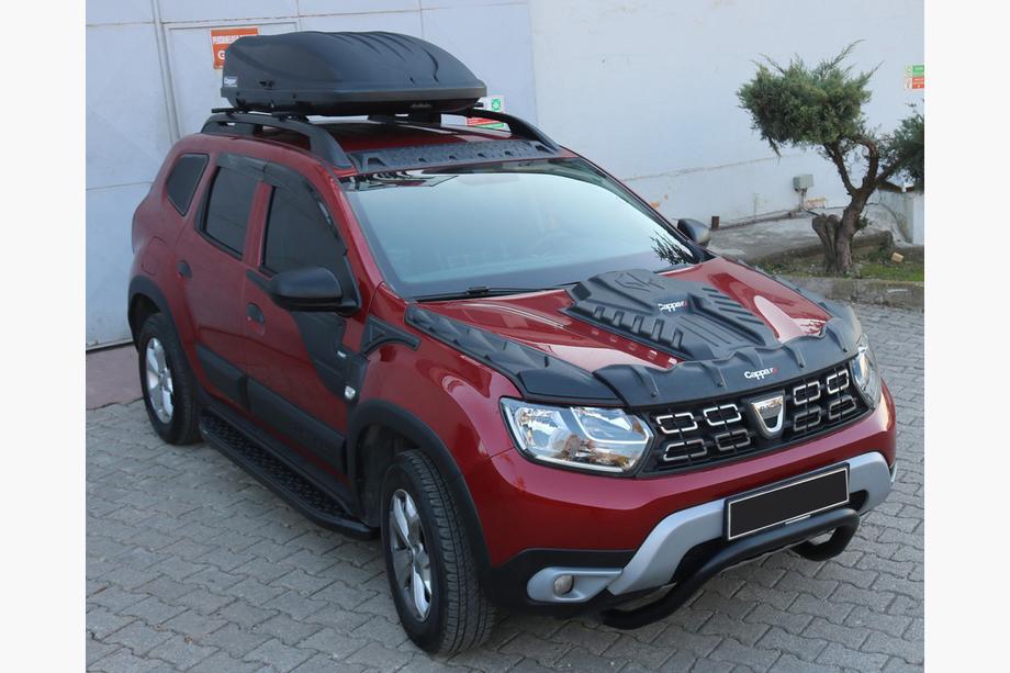 Dacia Duster 2018–2024 Konepellin suojalistojen sarja DRAGON (3 kpl) Image