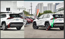 Toyota Rav 4 2019–2025 Roiskeläpät Premium 2022+ (pitkä kaari, 4 kpl) kuva 2