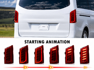 Mercedes Vito/V-class W447 2014– Dragon takavalot (Vito, 2 kpl) kuva 1