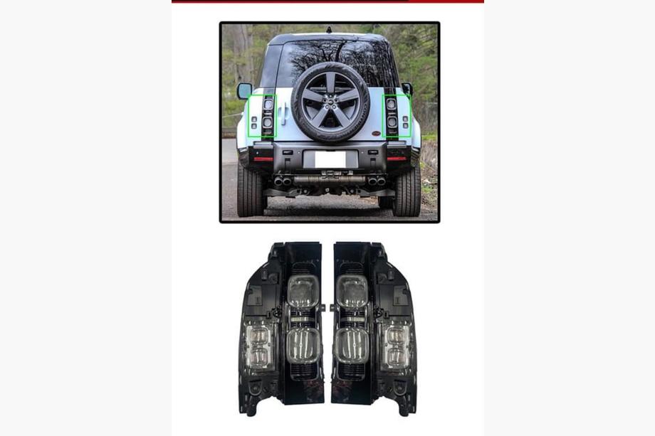 Land Rover Defender 2019– LED-takavalot (2 kpl) Image