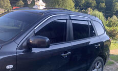 Hyundai Santa Fe 2 2006–2012 Ikkunatuuliohjaimet kromilistalla (4 kpl, Niken) kuva 1