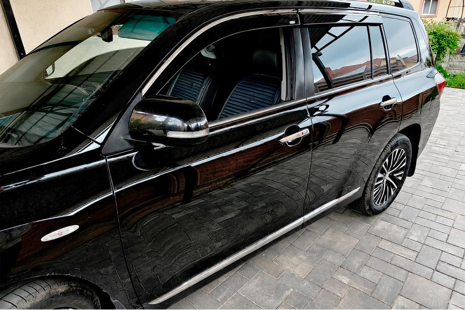 Toyota Highlander 2008–2013 Ikkunatuuliohjaimet kromilistalla (4 kpl, Niken) Kuva 5