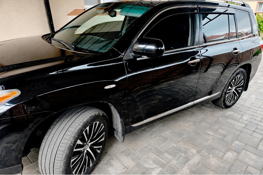 Toyota Highlander 2008–2013 Ikkunatuuliohjaimet kromilistalla (4 kpl, Niken) Kuva 1