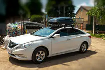 Hyundai Sonata YF 2010–2014 Kattotangot sileälle katolle (2 kpl, Asaf V4) kuva 8