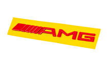 Mercedes-Benz AMG-embleemi (20 cm, ABS, punainen) kuva 1
