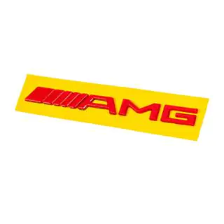 AMG-embleemi (20 cm, ABS, punainen) kuva 1