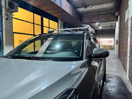 Hyundai Tucson TL 2016–2021 Lukittavat poikkitangot integroituihin kattokaiteisiin Wizard V2 (2 kpl) 125 cm, harmaat kuva 3
