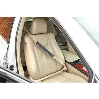 ECO turvavyön pehmuste (2 kpl, harmaa harmaalla tikkauksella) kuva 2