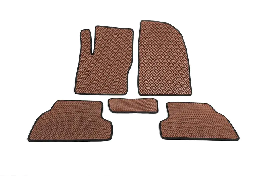 Ford Focus II 2008–2011 EVA-auton lattiamatot (ruskeat) Image