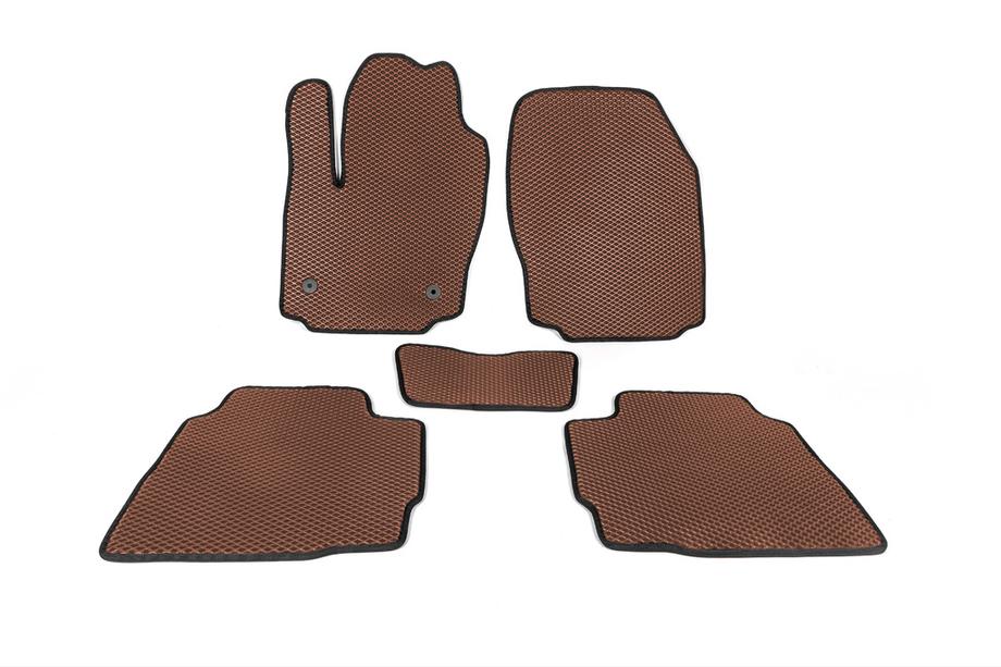 Ford Mondeo 2008–2014 EVA-auton lattiamatot (ruskeat) Image