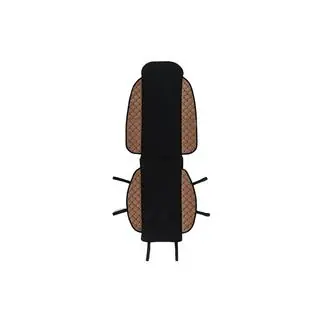 Istuinsuoja ECO ja kangas (1 kpl, ruskea mustalla tikkauksella + kangas) kuva 3