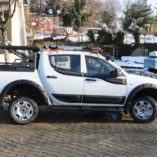 Ovien ylälistat (4 kpl, ABS) Mitsubishi L200 2006–2015 kuva 4