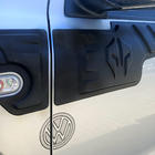Volkswagen Amarok 2010–2022 Ovien ylälistat (6 kpl, ABS) kuva 4